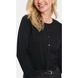 Saint Tropez A8661 MilaSZ R-Neck Cardigan Dames Trui