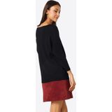 Saint Tropez - Milasz R-Neck Pullover - Gebreid - Zwart - 80% Viscose, 20% Polyamide