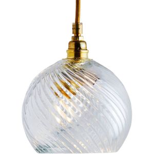 EBB & FLOW EBB &amp; FLOW Rowan hanglamp goud/kristal Ø 15,5 cm