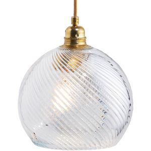 EBB & FLOW EBB &amp; FLOW Rowan hanglamp goud/kristal Ø 22 cm