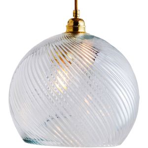 EBB & FLOW EBB &amp; FLOW Rowan hanglamp goud/kristal Ø 28 cm