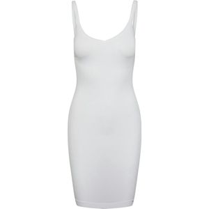 Pieces naadloze onderjurk Ballroom Gladde onderjurk Wit Beige Zwart