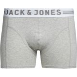 Jack & Jones - Jacsense - Boxershort - Lichtgrijs Melange - Katoen met Stretch
