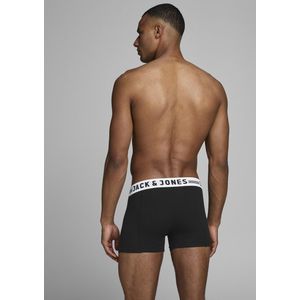 Jack & Jones - 2-pack - Boxershorts - Zwart/Grijs - 95% Katoen / 5% Elastisch