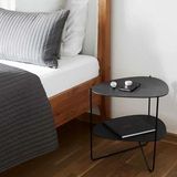 Bijzettafel Lind DNA Curve Coffee Table Double Hippo Black-Anthracite