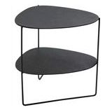 Bijzettafel Lind DNA Curve Coffee Table Double Hippo Black-Anthracite