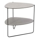 Bijzettafel Lind DNA Curve Coffee Table Double Hippo Anthracite Grey