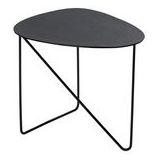 Bijzettafel Lind DNA Curve Coffee Table L Hippo Black-Anthracite