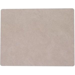 Placemat Lind DNA Square L Hippo Warm Grey (Set van 4)-35 x 45 cm