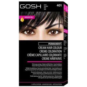 GOSH - Haarkleuring - Black Noir - Permanente Crème - 50 ml