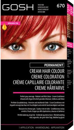 GOSH - Haarkleuring - 670 Vivid Red - 50 ml