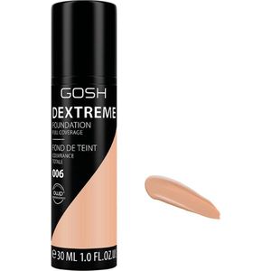 Gosh - Dextreme Full Coverage Foundation - 30ml - 006 Honey - Dames
