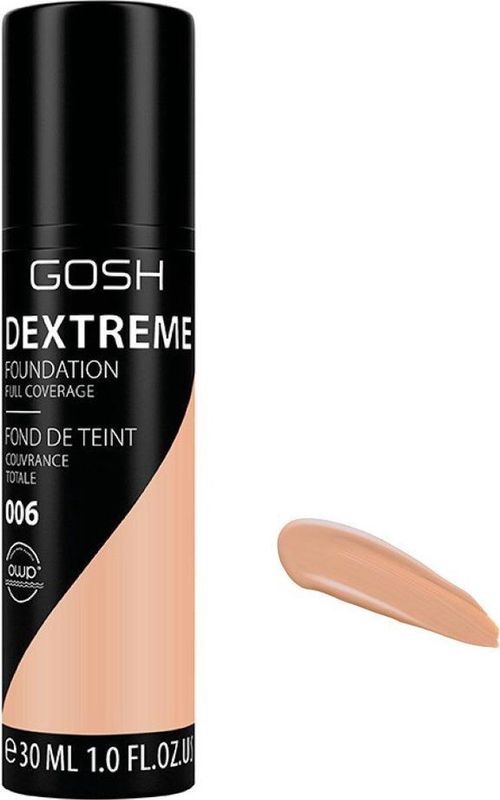 Gosh - Dextreme Full Coverage Foundation - 30ml - 006 Honey - Dames
