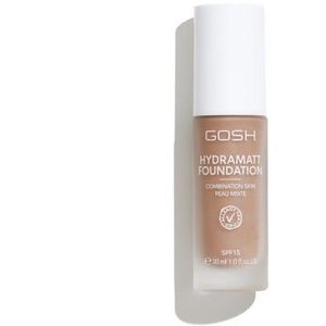 GOSH - Hydramatt - Foundation - Veganistisch - SPF 15 - Voor Lichte en Donkere Huid