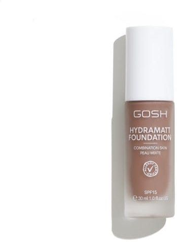 GOSH - Hydramate - Foundation - Lichte en Donkere Huid - SPF 15 - Veganistisch - Matterend