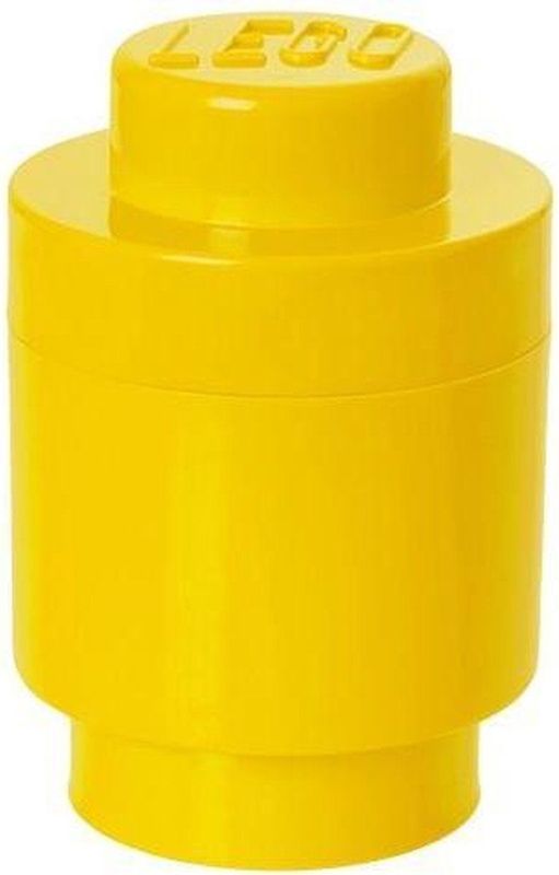Opbergbox Lego Round 1 Geel