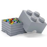 Lego - Opbergbox Brick 4 - Polypropyleen - Grijs