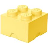 Lego - Opbergbox Brick 4 - Polypropyleen - Geel