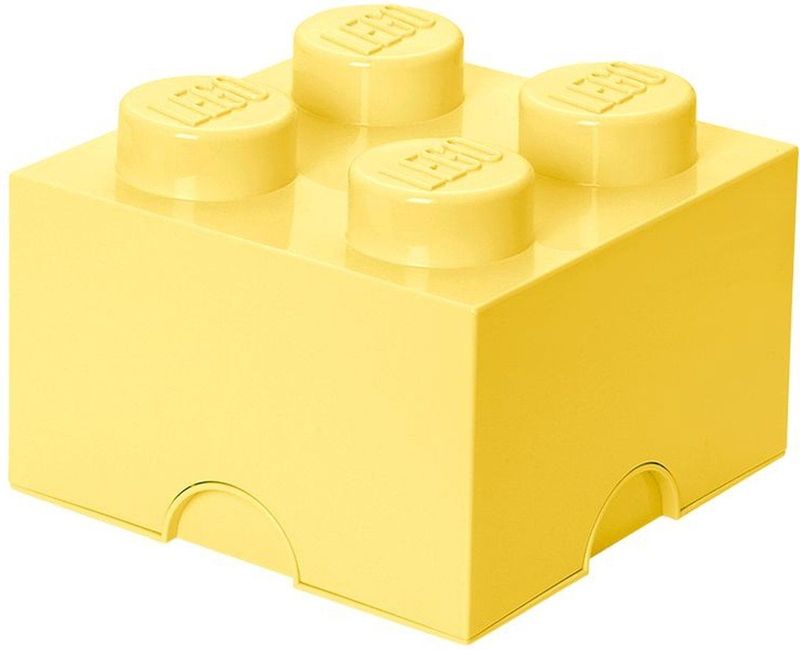 Lego - Opbergbox Brick 4 - Polypropyleen - Geel