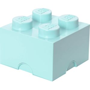 LEGO - Opbergbox - Aqua Blauw - 6 Liter - Stapelbaar