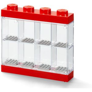 Opbergbox Minifiguur 8, Rood - LEGO