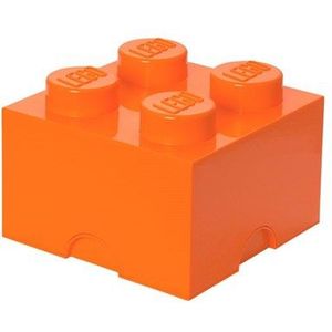 LEGO STORAGE BRICK 4 - ORANGE