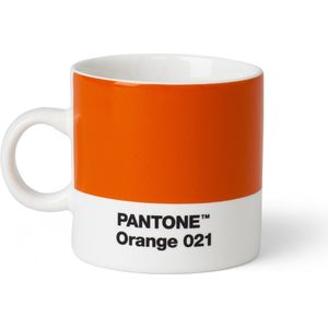 Pantone Espressobeker - Bone China - 120 ml - Orange 021 C