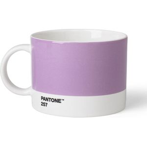 Pantone Theekop en schotel - Bone China - Light Purple 257 C