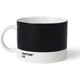 Pantone Theekop - Bone China - Black 419 C