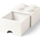 Lego - Opbergbox met Lade Brick 4 - Polypropyleen - Wit