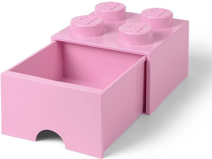 Lego - Opbergbox met Lade Brick 4 - Polypropyleen - Roze