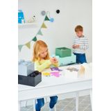 LEGO Opbergbox Brick 4 Kusntstof Zand Groen