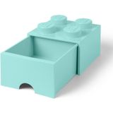 Lego - Opbergbox met Lade Brick 4 - Polypropyleen - Blauw