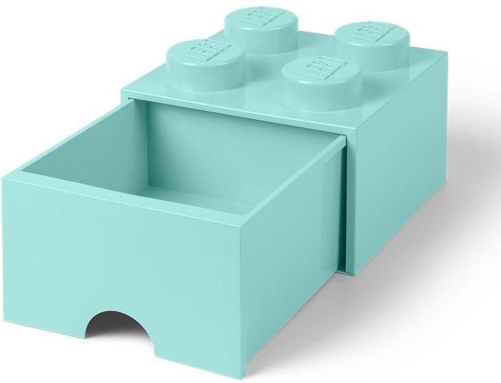Lego - Opbergbox met Lade Brick 4 - Polypropyleen - Blauw