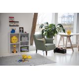 Lego Opbergbox Hoofd Boy Groot Rond Stapelbaar Kunststof Geel