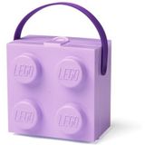 LEGO - Lunchbox Brick 4 met handvat, Lavendel