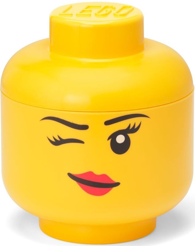LEGO - Iconic Hoofd Whinky - Opbergbox - Geel - 16 cm