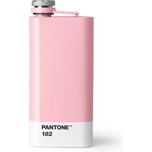 Pantone 16630 Fles lichtroze 182 roestvrij staal met schroefdop