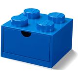 Lego - Opbergbox Bureaulade Brick 4 - Kunststof - Blauw