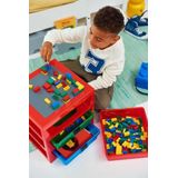 LEGO - Iconic Opbergrek met 3 Lades - Blauw