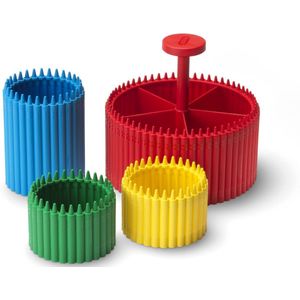 Crayola - bureau organiserende set 4 PCS kleurpotloden pennenbakjes ronde organiser opslag