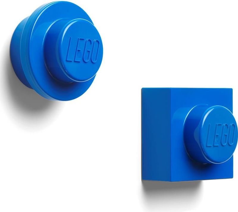 LEGO - Magneet Set - Blauw - Kunststof - Set van 2 Stuks