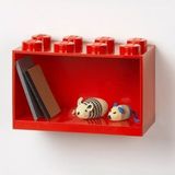 LEGO - Wandschap Brick 8 - Polypropyleen - Rood