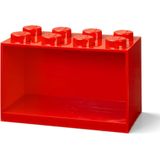 LEGO - Wandschap Brick 8 - Polypropyleen - Rood