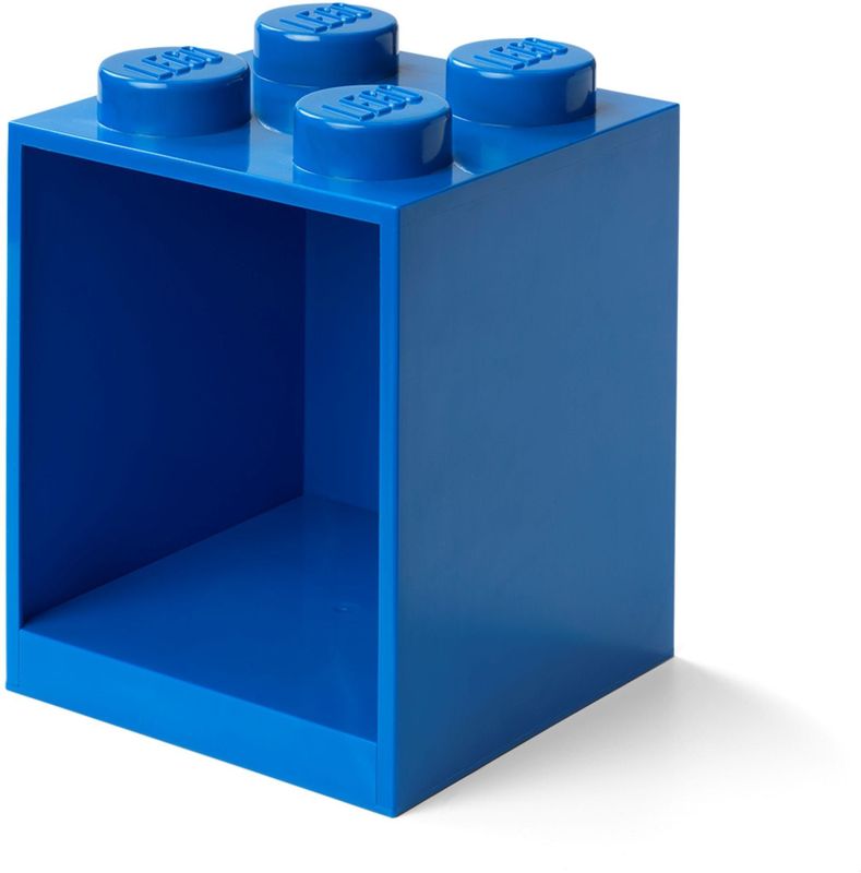 Wandschap 4 Brick, Blauw - Polypropyleen - LEGO