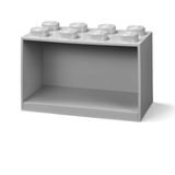 Wandschap 8 Brick, Grijs - Polypropyleen - LEGO