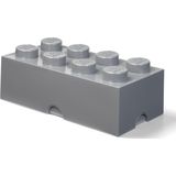 Lego - Opbergbox Brick 8 - Grijs - Polypropyleen