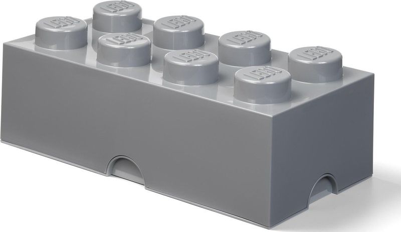 Lego - Opbergbox Brick 8 - Grijs - Polypropyleen