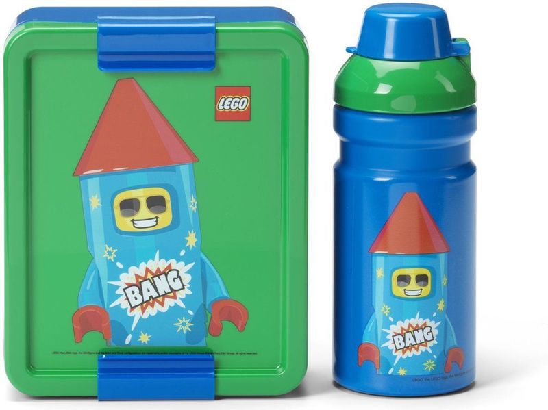 Lego - Rocket - Lunchset - Blauw - Compact en Lichtgewicht