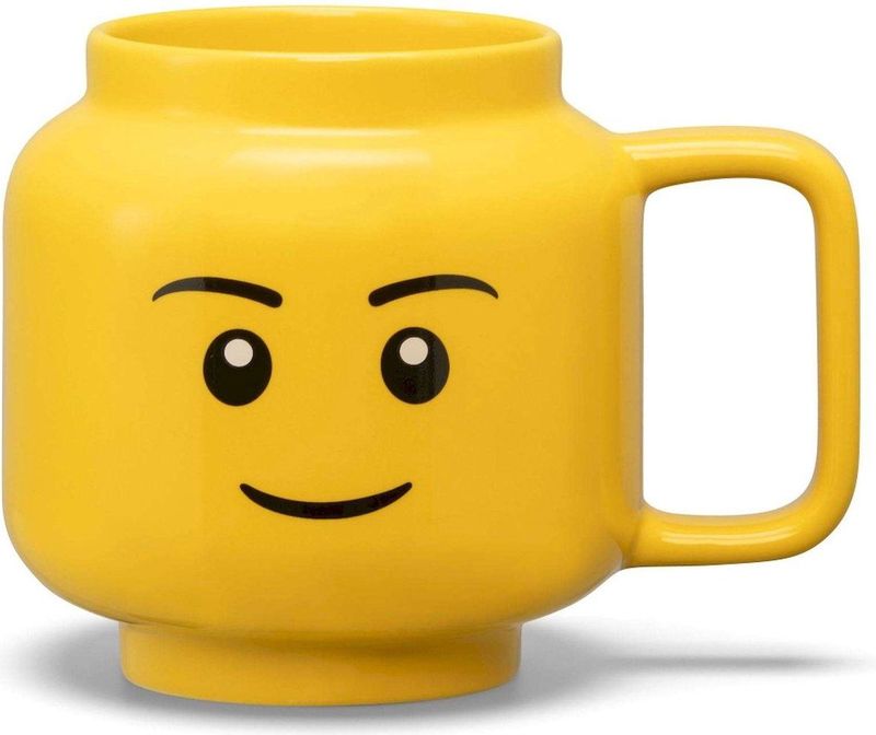 LEGO Keramische Mok Hoofd Boy 530 ml Aardewerk Geel